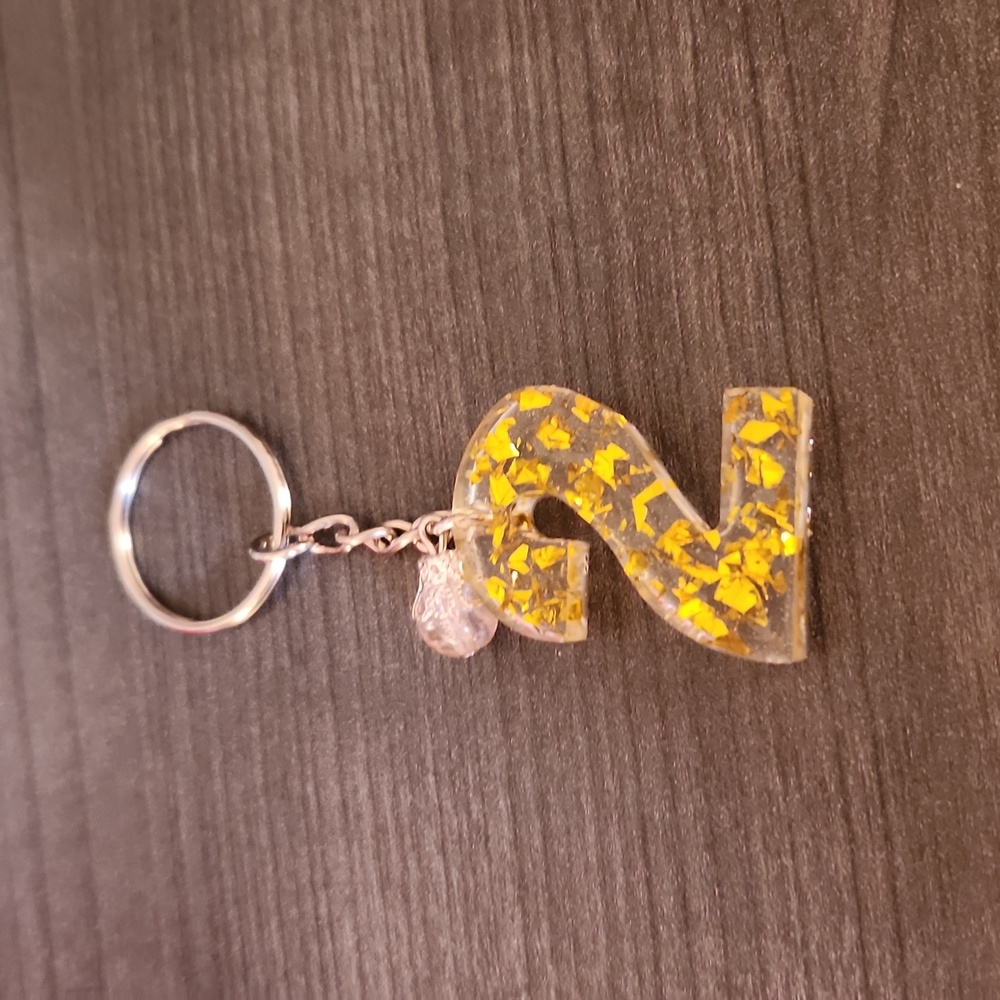Number "2" Resin Keychain